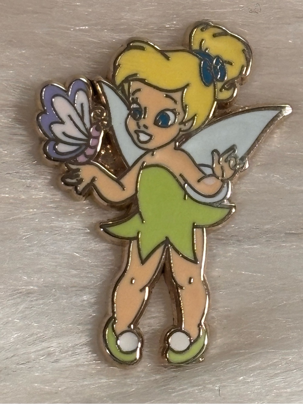 Disney Pin Toddler Tinker Bell  with Butterfly 2008